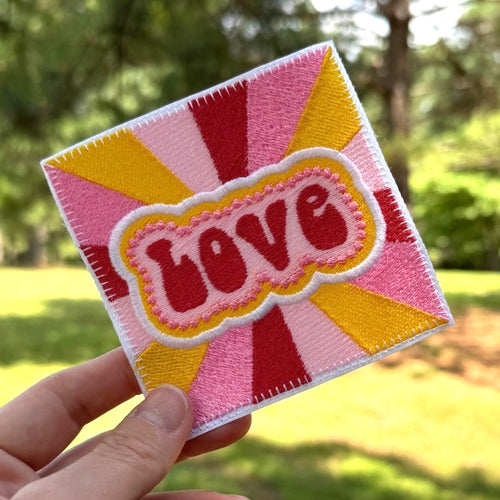 Love Embroidered Patch | Anne Van + Co