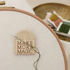 Make More Magic Wooden Needle Minder - Mosaic | Oh, Little Wren