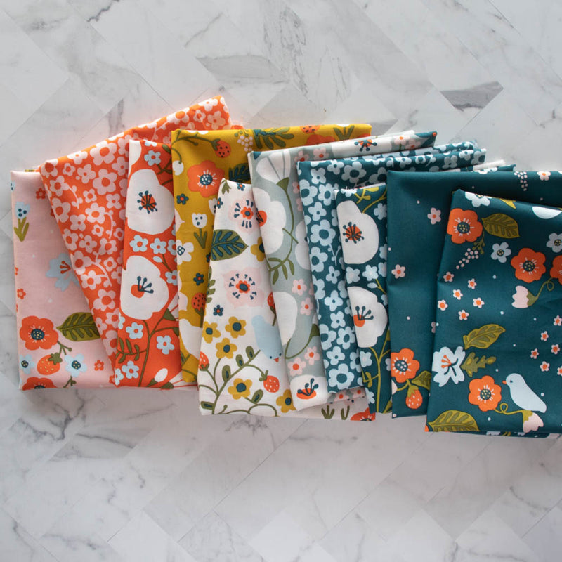 Margot | Fat Quarter Bundle | Kristen Balouch | Birch Fabrics | Certified Organic Cotton