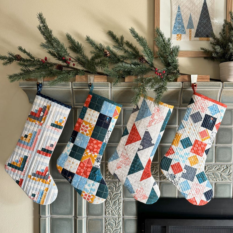 Merry Stockings 2 | Christmas Pattern | Thimble Blossoms | Camille Roskelley