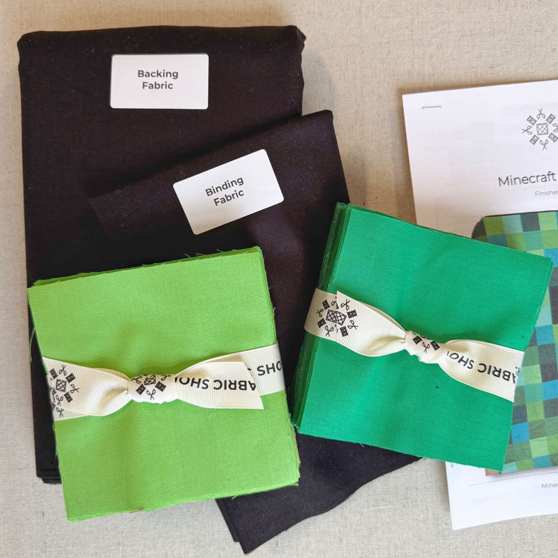 Minecraft Creeper Quilt Kit | Little Fabric Shop