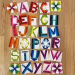 Alison Glass + Giucy Giuce Mini Series Pattern | Alphabet | Mini Alphabet Pattern