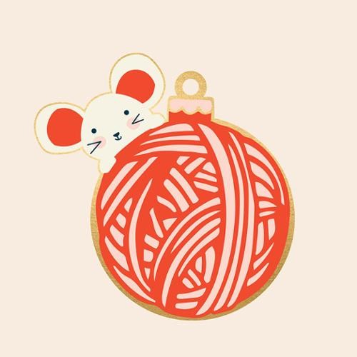 Mouse Ornament | Ruby Star Society | Melody Miller | Stocking Stuffer