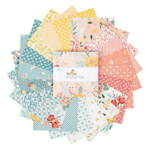 New Beginnings | 5" Charm Pack | Riley Blake Designs | Sandy Gervais