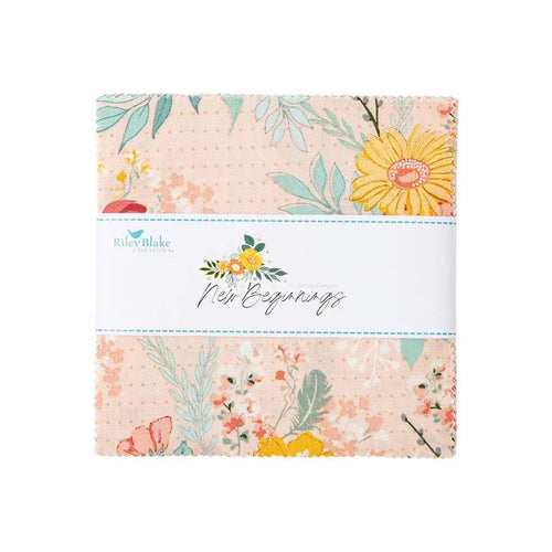 New Beginnings | 5" Charm Pack | Riley Blake Designs | Sandy Gervais