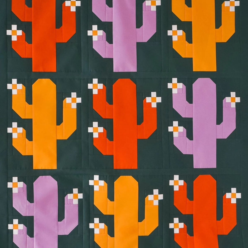 Oh My Cacti Quilt | Quilt Pattern | Pen + Paper Patterns