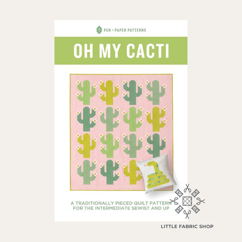 Oh My Cacti Quilt | Quilt Pattern | Pen + Paper Patterns