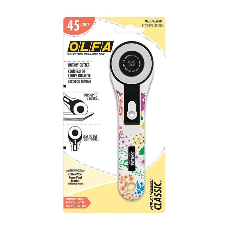 Limited Edition Olfa 45mm Bloom Rotary Cutter