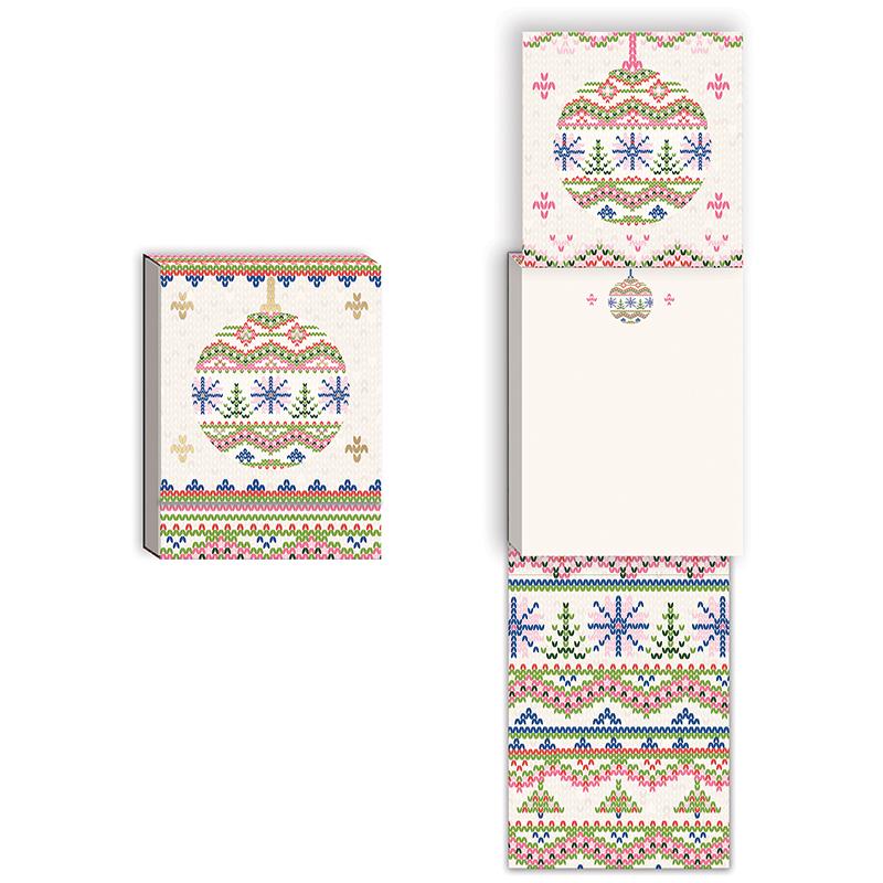 Bright Knit Ornament Pocket Notepad