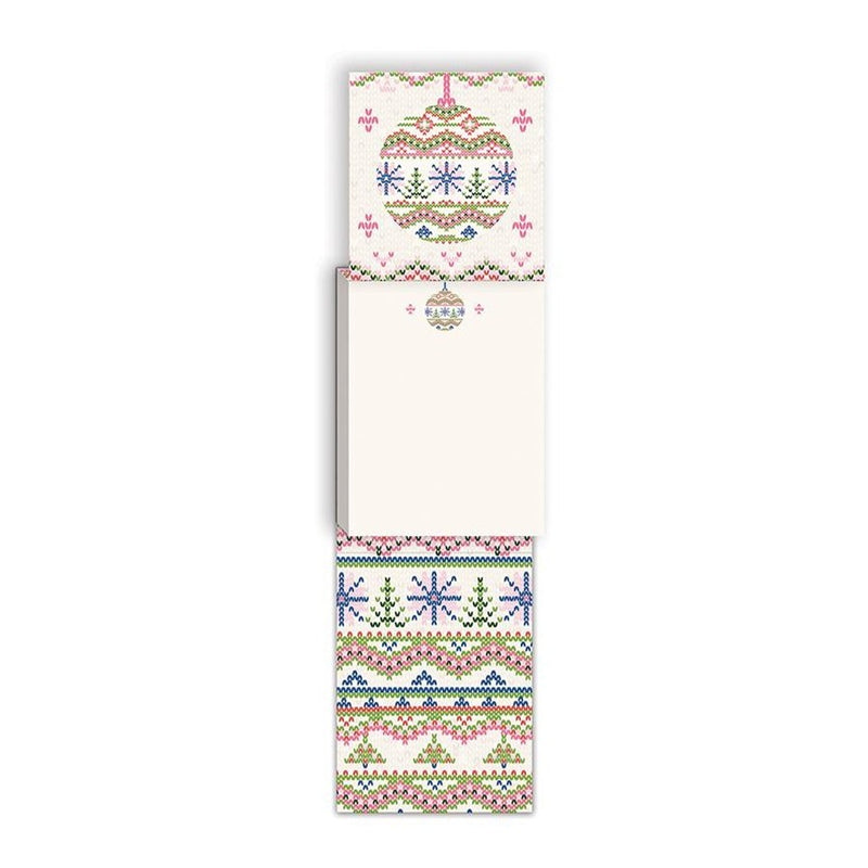 Bright Knit Ornament Pocket Notepad