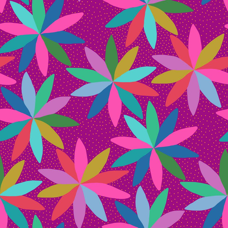 AM Loves HUE | Anna Maria Horner | Cartwheels - Mai Tai | FreeSpirit Fabrics