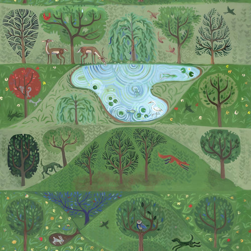 Backyard Wonder | Adam Trest | Walk in the Wood - Scenic | FreeSpirit Fabrics