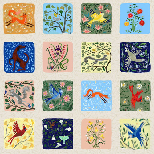 Backyard Wonder | Adam Trest | Storytellers Patchwork - Tile | FreeSpirit Fabrics