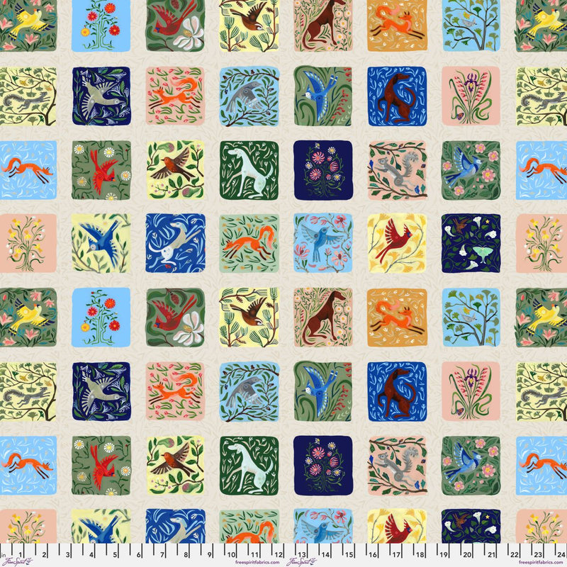 Backyard Wonder | Adam Trest | Storytellers Patchwork - Tile | FreeSpirit Fabrics