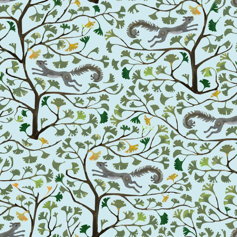 Backyard Wonder | Adam Trest | Gingko Acrobat - Sky | FreeSpirit Fabrics