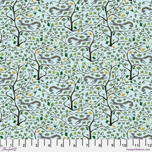 Backyard Wonder | Adam Trest | Gingko Acrobat - Sky | FreeSpirit Fabrics