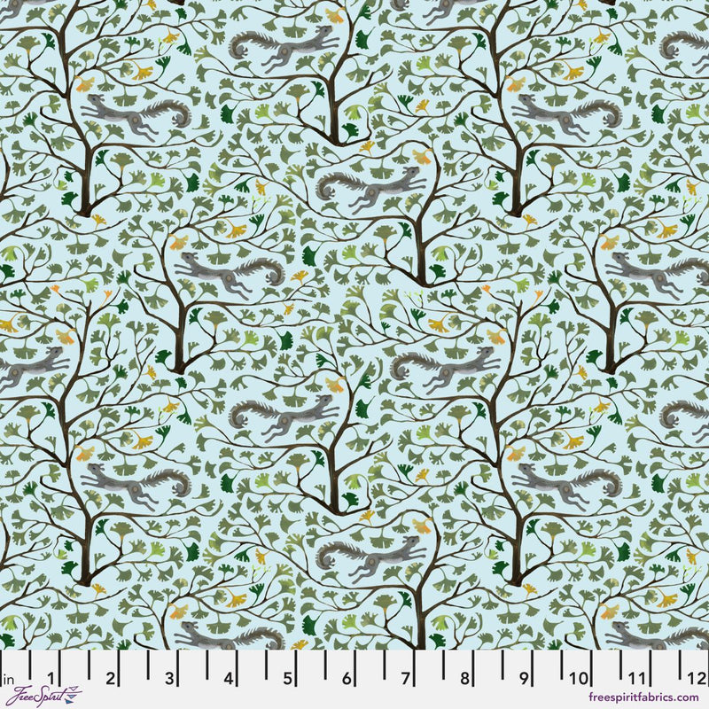 Backyard Wonder | Adam Trest | Gingko Acrobat - Sky | FreeSpirit Fabrics