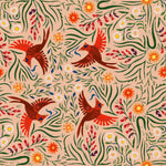 Backyard Wonder | Adam Trest | Carefree Cardinals - Pink | FreeSpirit Fabrics