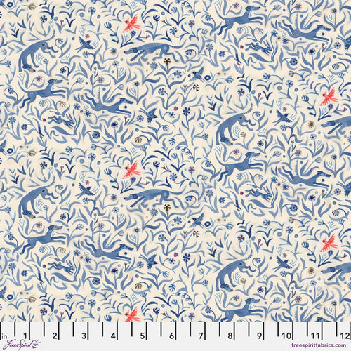 Backyard Wonder | Adam Trest | Meadow - Cream | FreeSpirit Fabrics