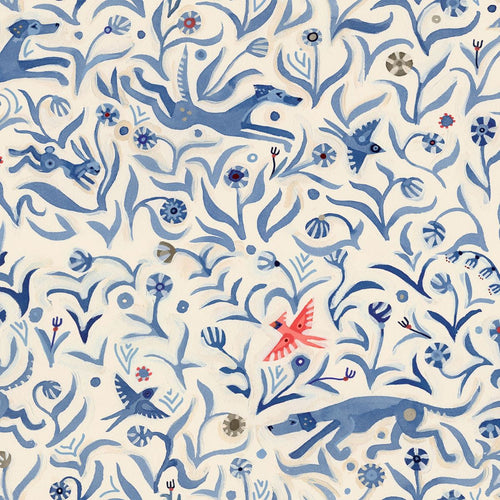 Backyard Wonder | Adam Trest | Meadow - Cream | FreeSpirit Fabrics
