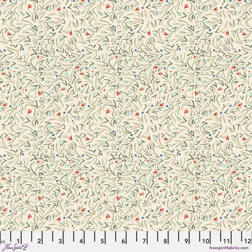 PRE-ORDER: Backyard Wonder | Adam Trest | Field of Flowers - Cream | FreeSpirit Fabrics