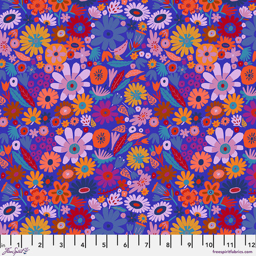 Harmony | Carolyn Gavin | Scattered - Blueberry | Conservatory Craft | FreeSpirit Fabrics