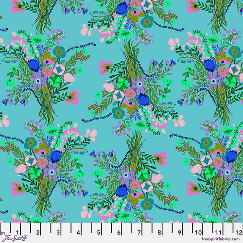 Harmony | Carolyn Gavin | Bundles of Joy - Robin's Egg | Conservatory Craft | FreeSpirit Fabrics