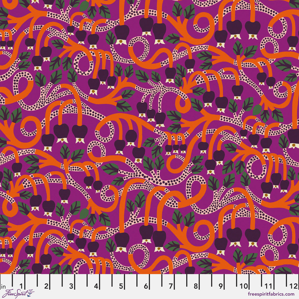 The City of Dreams | Monika Forsberg | Seven Dials - Magenta | FreeSpirit Fabrics