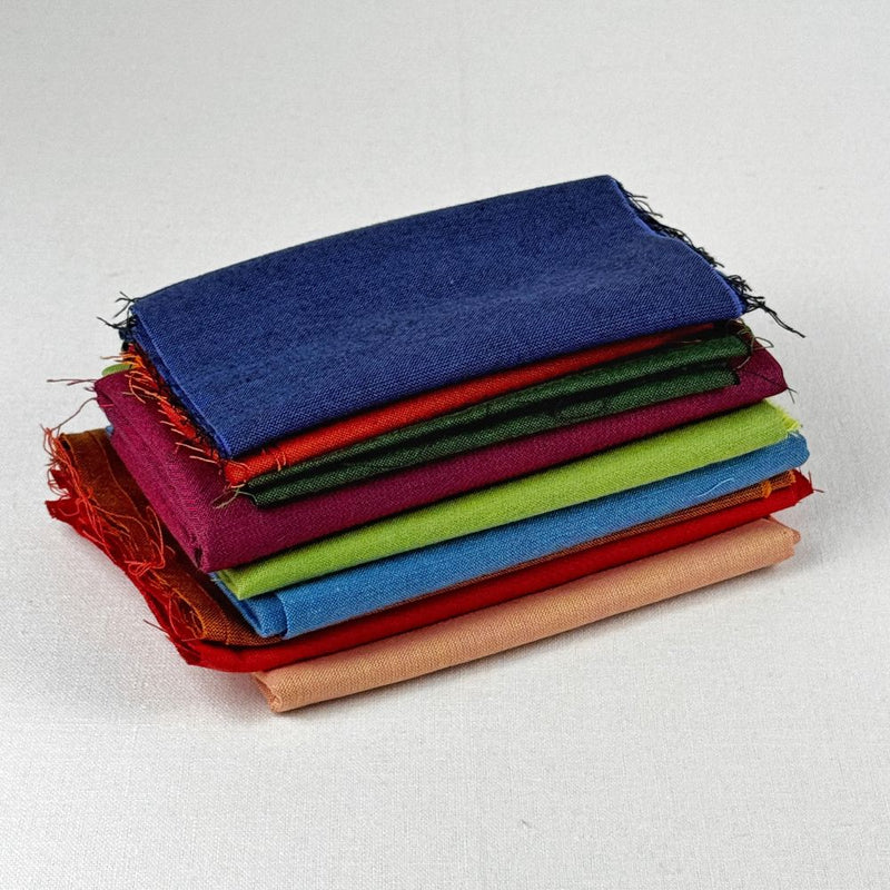 Peppered Cottons Fabric Remnant & Scrap Bundles | Shot Cotton