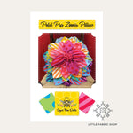 Petal Pop Zinnia Pillow | Pillow Pattern | Sugar Bee Quilts