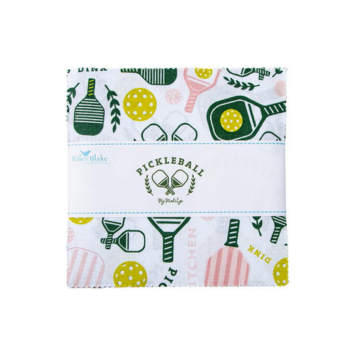 Pickleball | 5" Charm Pack | Riley Blake Designs | My Mind's Eye
