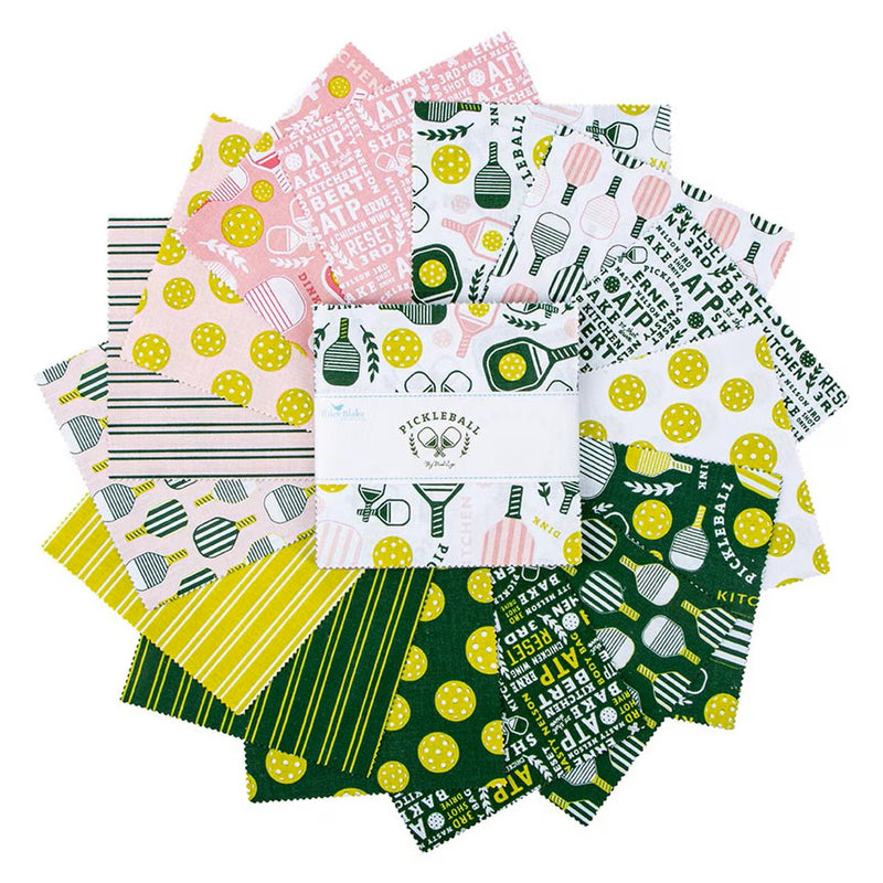Pickleball | 5" Charm Pack | Riley Blake Designs | My Mind's Eye