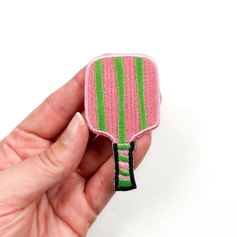 Pickleball Paddle Embroidered Patch | Field Trip Threads