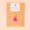 Zipper Pull | Pink Heart | Zipper Charm | Sarah Hearts