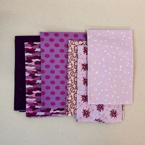 Purple | Stash Builder Half Yard Bundle  Little Fabric Shop