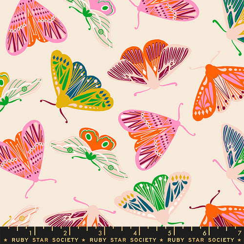 Flowerland | Ruby Star Society | Fluttering - Natural | Melody Miller | Moda Fabrics