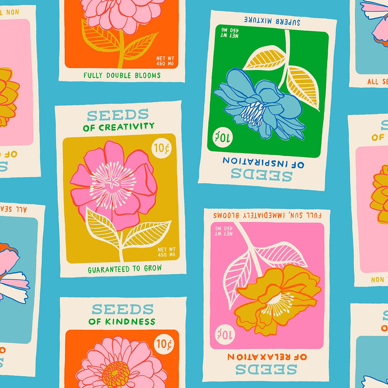 Flowerland | Ruby Star Society | Seeds - Summer Sky | Melody Miller | Moda Fabrics