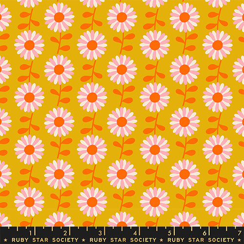 Flowerland | Ruby Star Society | Field of Flowers - Goldenrod | Melody Miller | Moda Fabrics