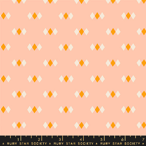 Juicy | Ruby Star Society | Diamonds - Peach | Moda Fabrics | Melody Miller