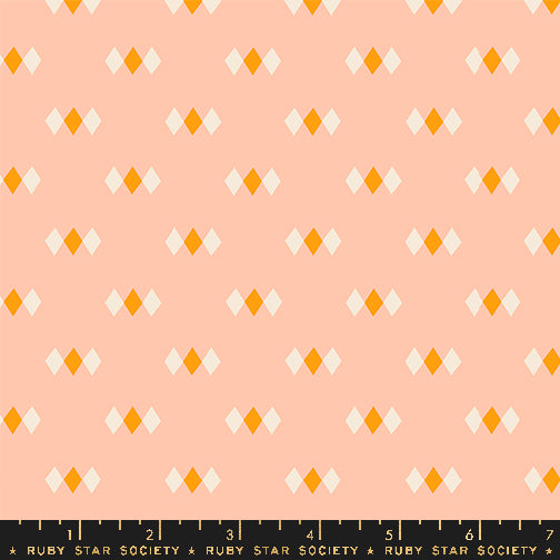 Juicy | Ruby Star Society | Diamonds - Peach | Moda Fabrics | Melody Miller