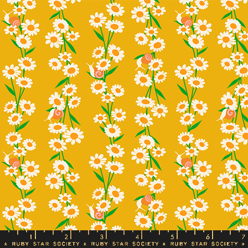 Carousel | Ruby Star Society | Daisy Chain - Goldenrod | Moda Fabrics