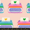 Best Day Ever | Ruby Star Society | Typewriters - Vintage Pink | Moda Fabrics