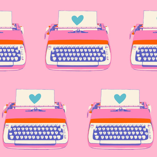 Best Day Ever | Ruby Star Society | Typewriters - Posy | Moda Fabrics