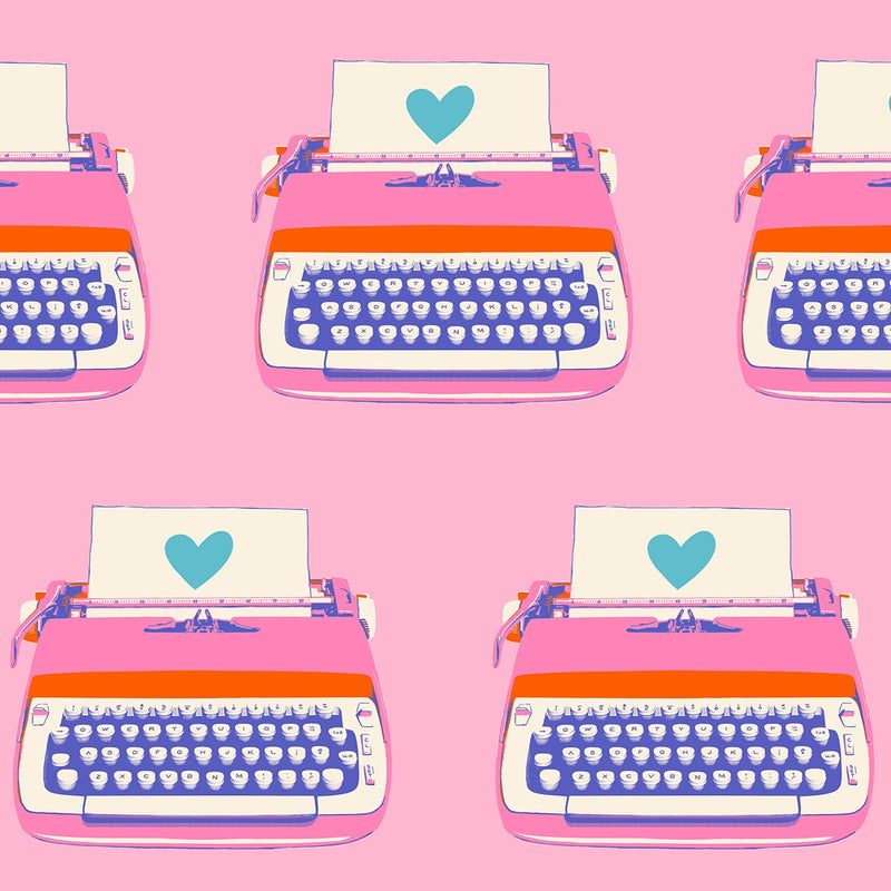 Best Day Ever | Ruby Star Society | Typewriters - Posy | Moda Fabrics