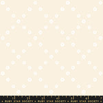 Best Day Ever | Ruby Star Society | Diamond Flowers - White on Natural | Moda Fabrics