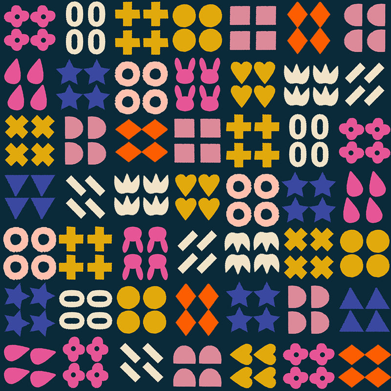 Woodland Park | Ruby Star Society | Shapely Teal Navy | Rashida Coleman Hale