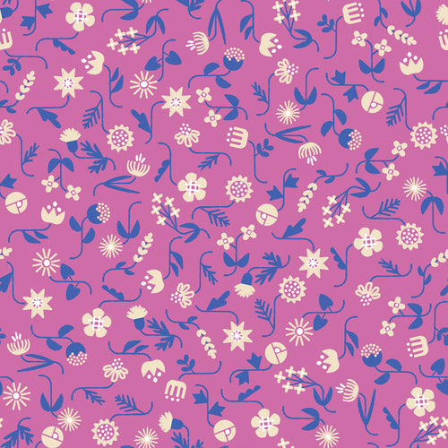 Salutations | Ruby Star Society | Flowery Florals Heliotrope | Rashida Coleman-Hale