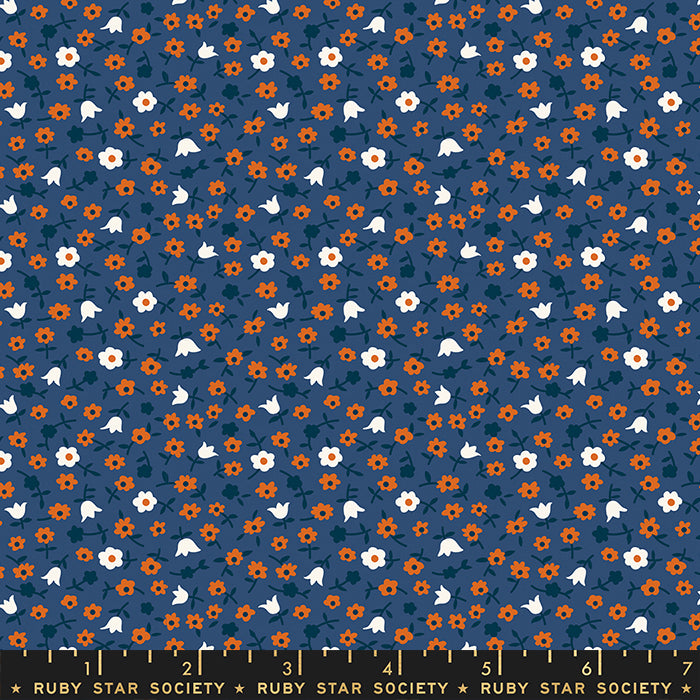 Lil | Ruby Star Society | Creeping Vine - Bluebell | Kimberly Kight | Ruby Star Society | Moda Fabrics