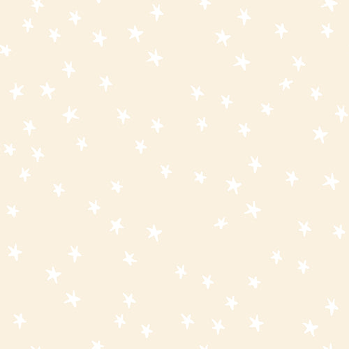 Starry | Ruby Star Society | White on Natural | Alexia Marcelle Abegg | Moda