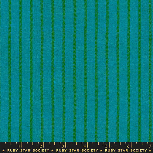 Warp & Weft Mystic Fable | Ruby Star Society | Apron Stripe - Dark Turquoise | Alexia Marcelle Abegg | Moda Fabrics